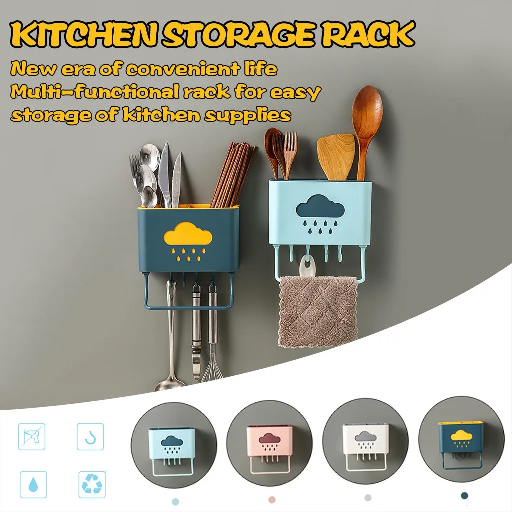 

Kitchen bathroom multifunctional waterproof and durable wallmounted towel cocina shelf cozinha storage rack кухонная посуда 30*